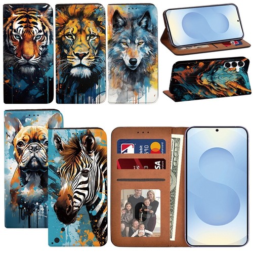 Leather cover phone - pu, wallet
