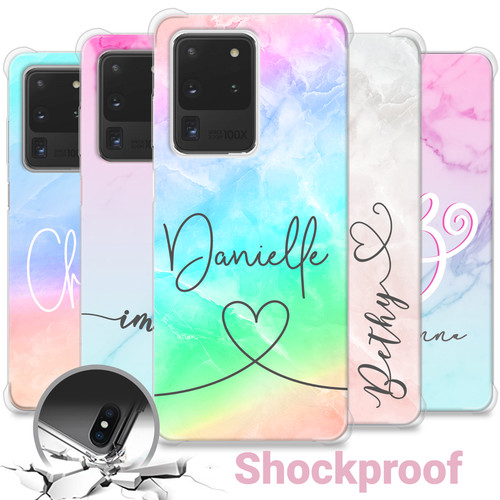 Personalised marble phone - phone, case