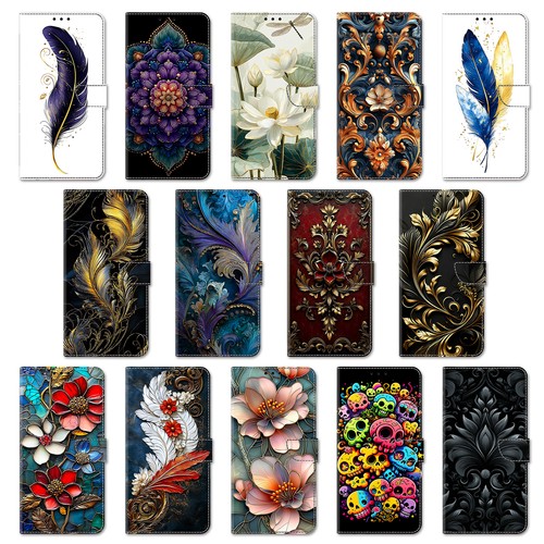 Wallet flip leather phone - flip, case