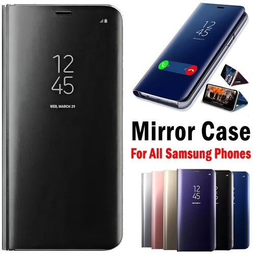 Luxury flip mirror phone - mirror, case