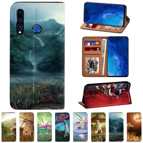 Print leather phone stand - leather,