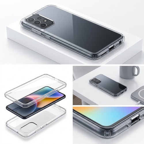 Clear 360 phone case - clear,