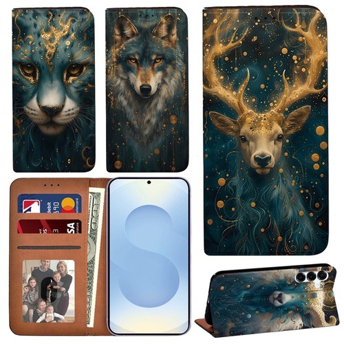 Leather cover phone wallet - pu,